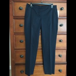 Cute navy polkadot pants